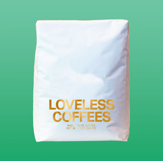 Loveless Coffees 11oz bag of coffee beans