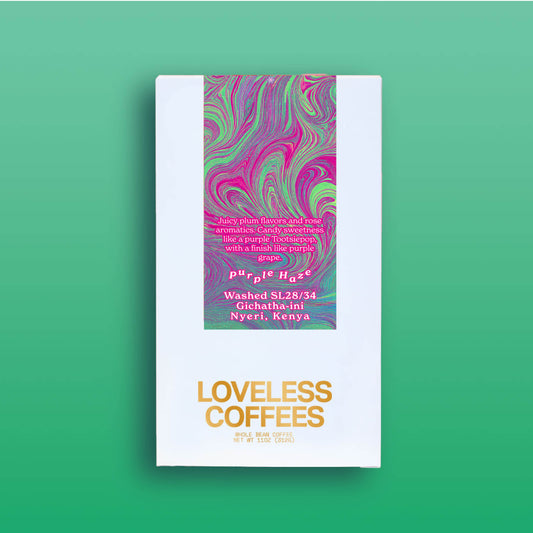 Loveless Coffees Purple Haze blend