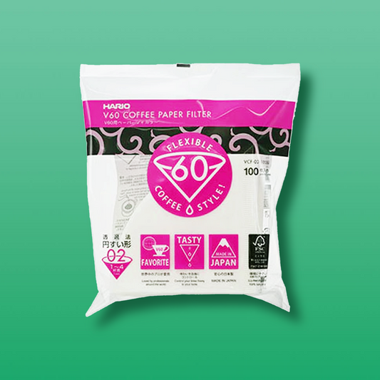 V60 White Paper Filters, Size 02 (100ct)