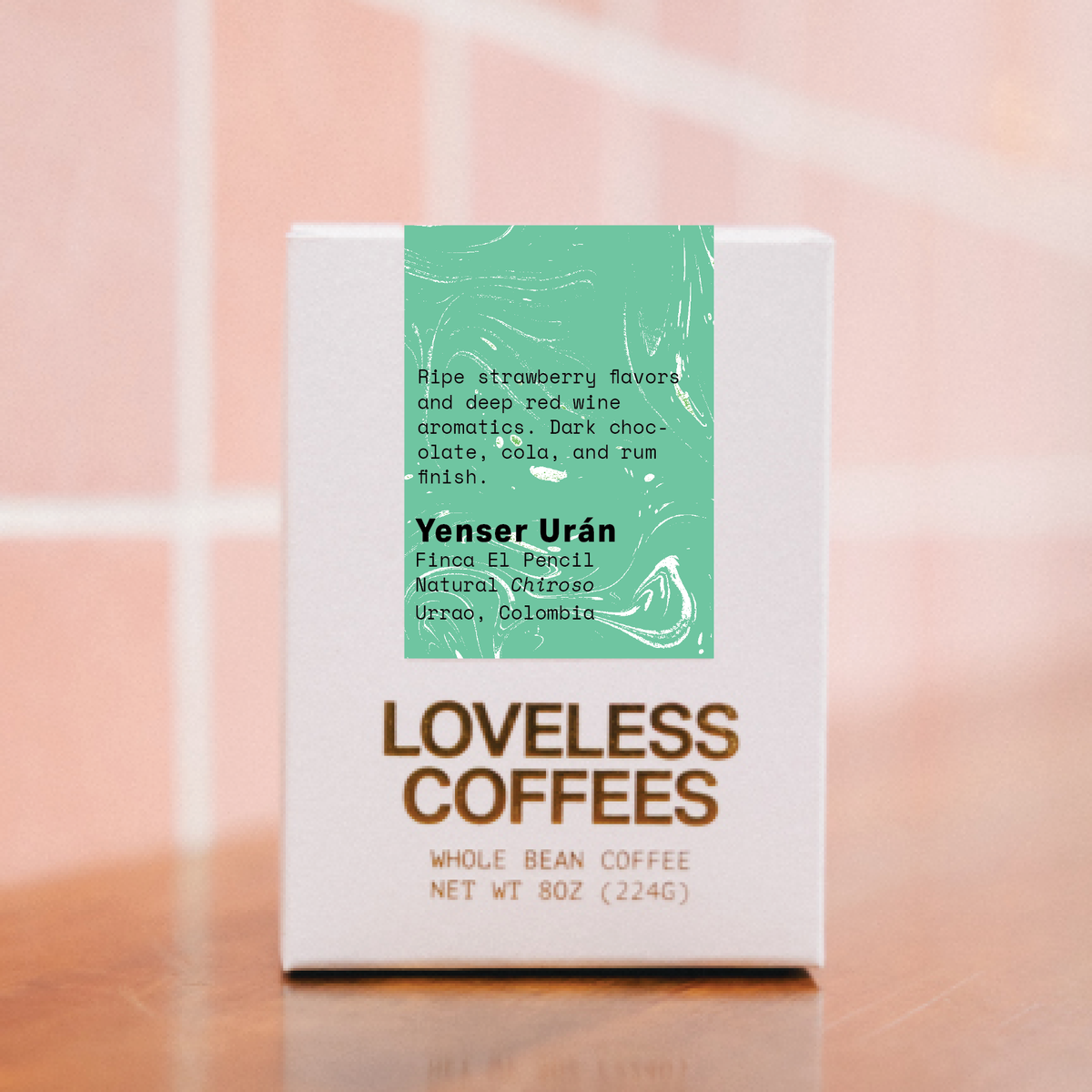 Yenser Urán - Anaerobic Natural Chiroso - Urrao, Colombia *Roasted 10/6/26*