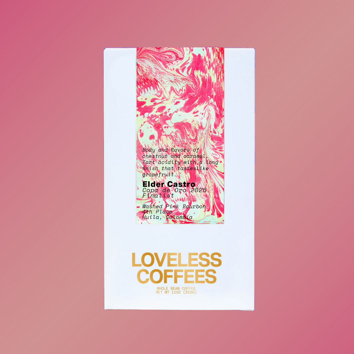 Elder Castro - Copa de Oro Finalist, Washed Pink Bourbon - Huila, Colombia